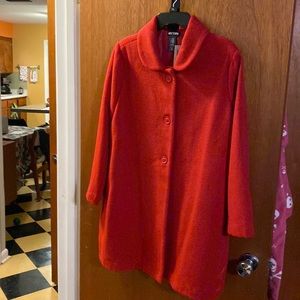 Hot Topic Red Button Coat, XL, brand new,